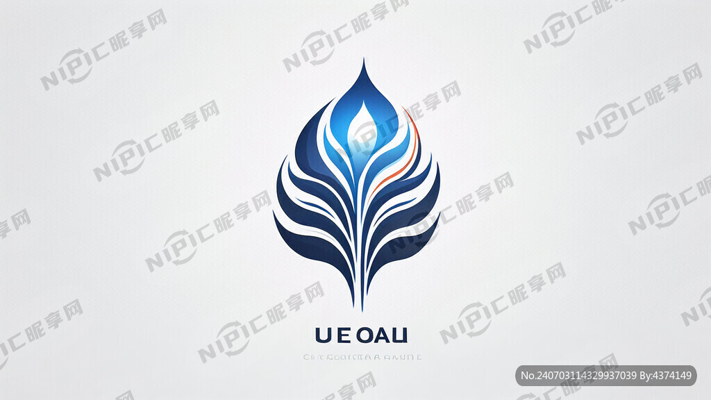 蓝蕊品牌标志 文化发展公司标志
