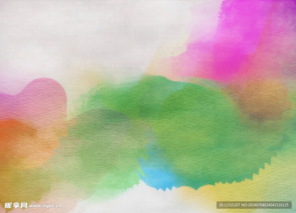 创意水彩抽象艺术画水彩晕染