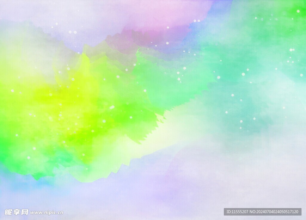 创意水彩抽象艺术画水彩晕染