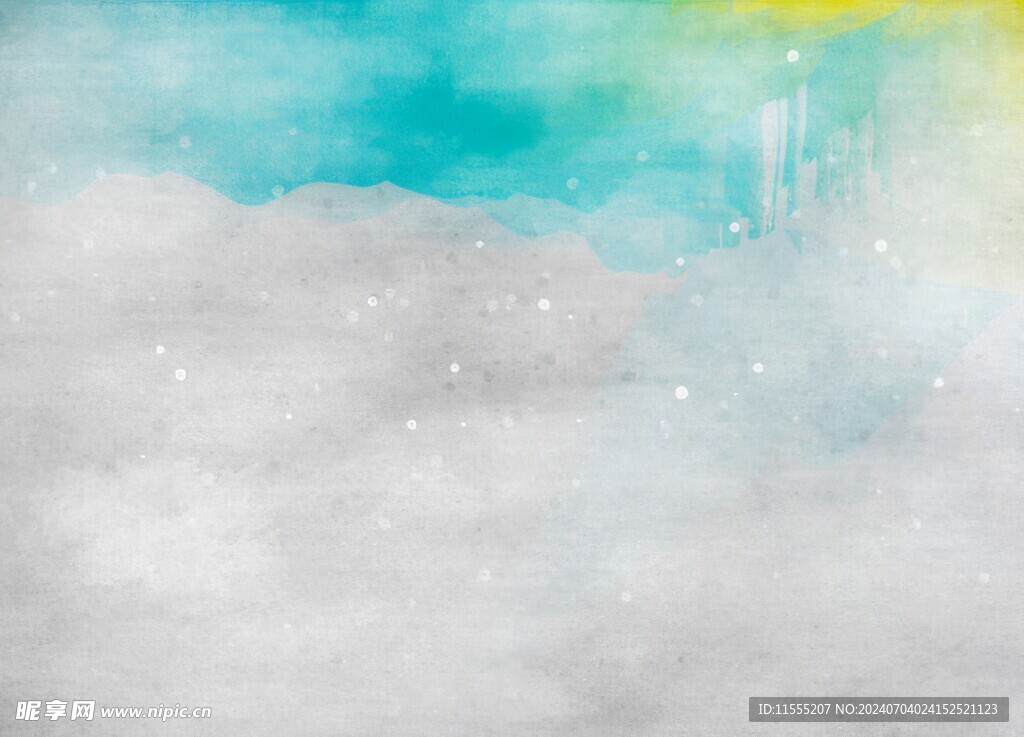 创意水彩抽象艺术画水彩晕染
