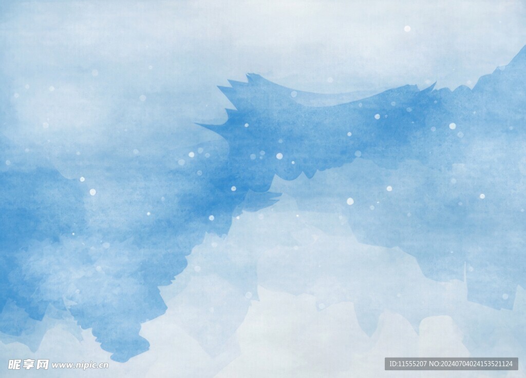 创意水彩抽象艺术画水彩晕染