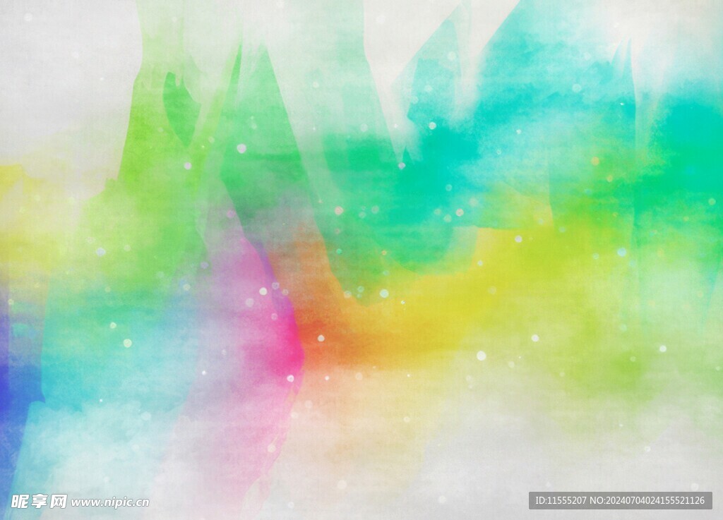 创意水彩抽象艺术画水彩晕染