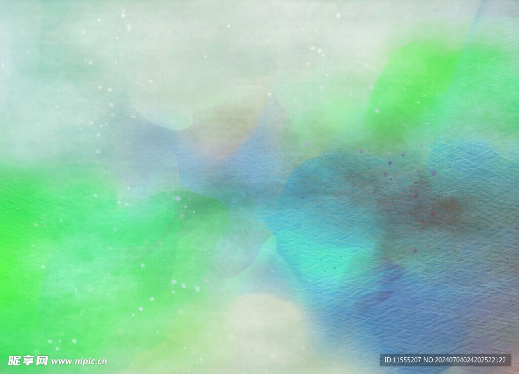 创意水彩抽象艺术画水彩晕染