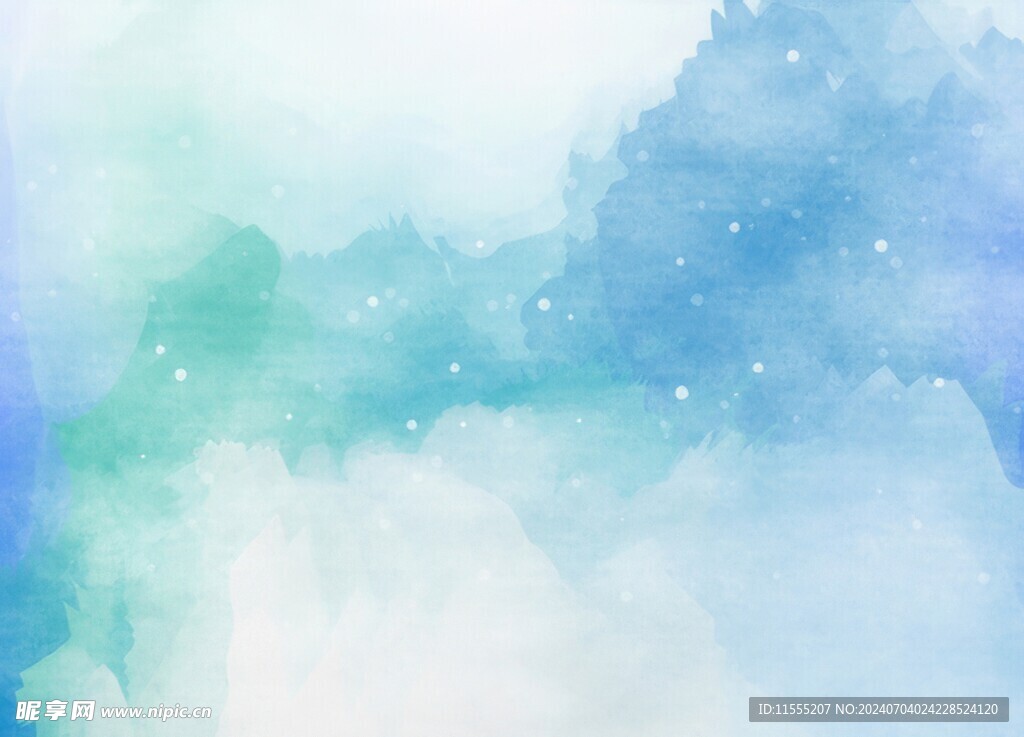 创意水彩抽象艺术画水彩晕染