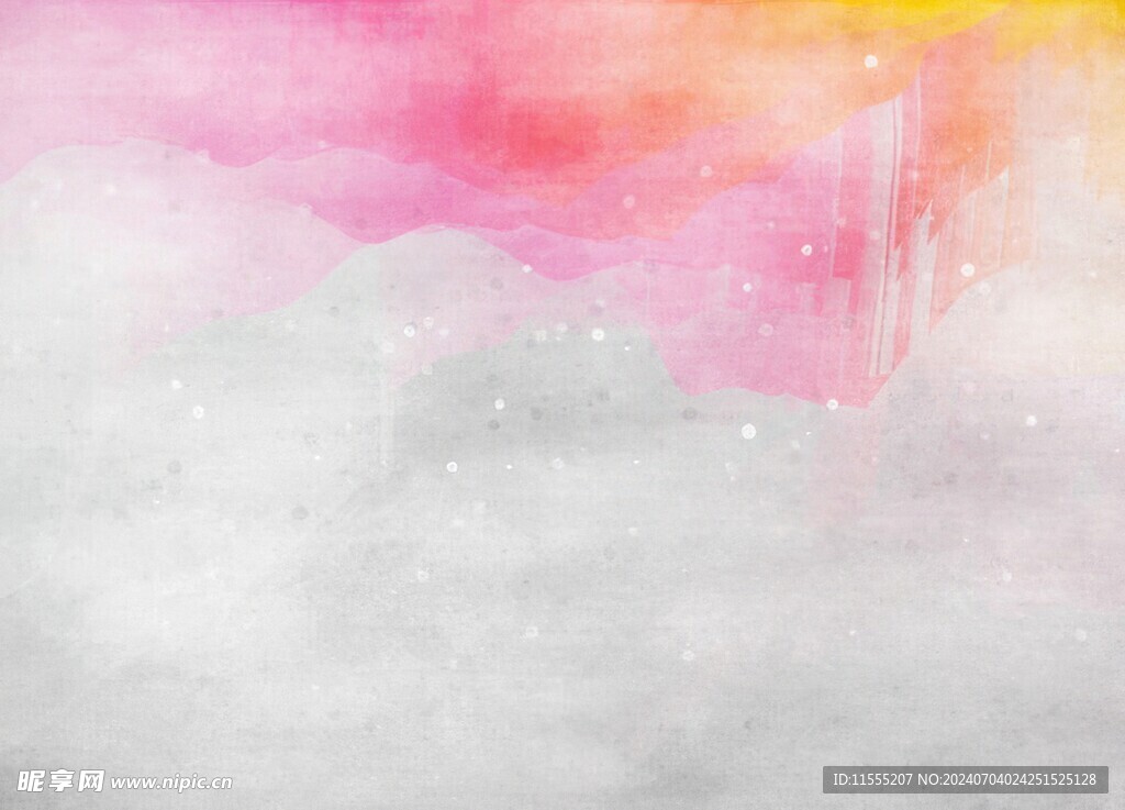 创意水彩抽象艺术画水彩晕染