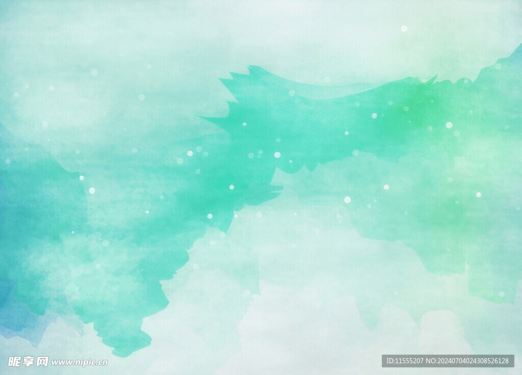 创意水彩抽象艺术画水彩晕染