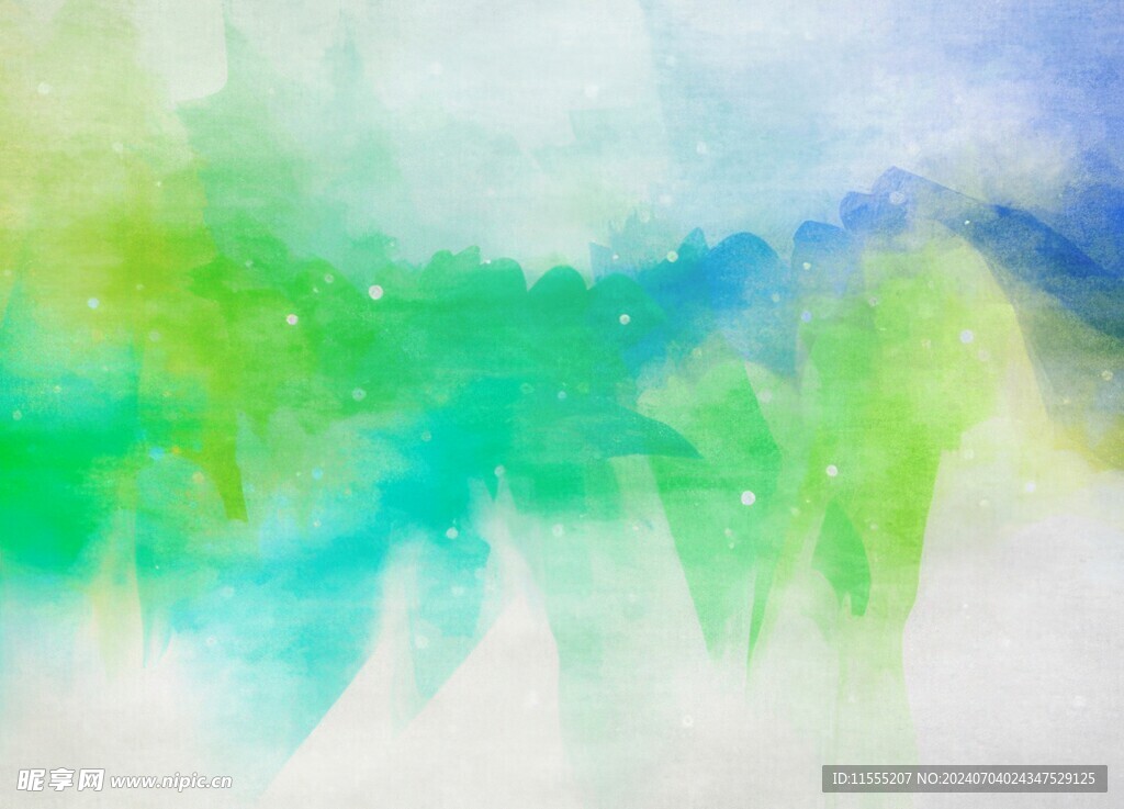 创意水彩抽象艺术画水彩晕染