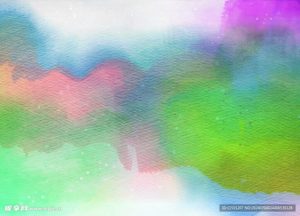 创意水彩抽象艺术画水彩晕染