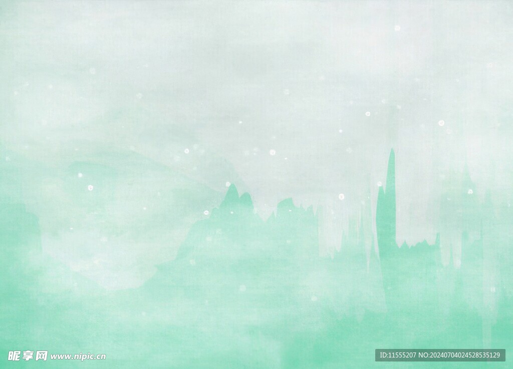 创意水彩抽象艺术画水彩晕染