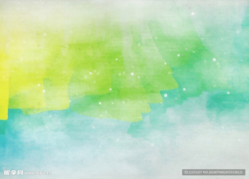 创意水彩抽象艺术画水彩晕染