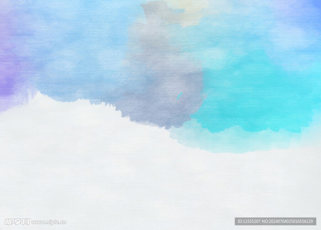 创意水彩抽象艺术画水彩晕染
