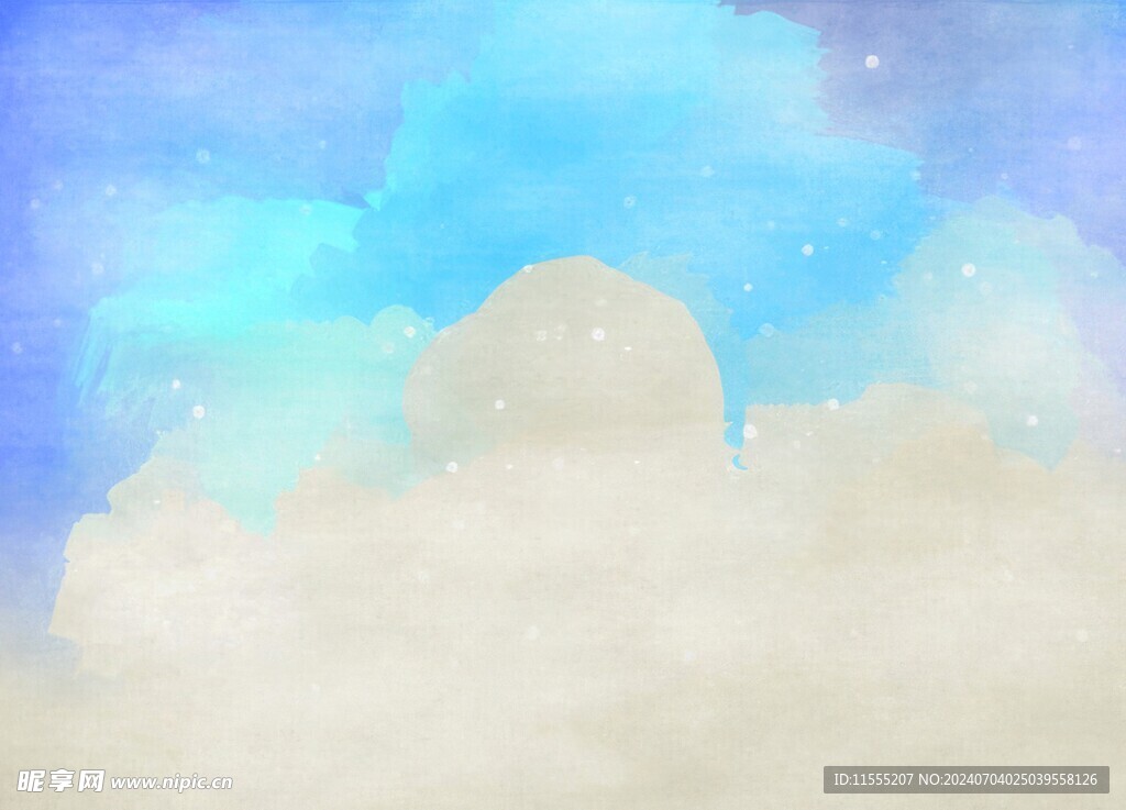 创意水彩抽象艺术画水彩晕染