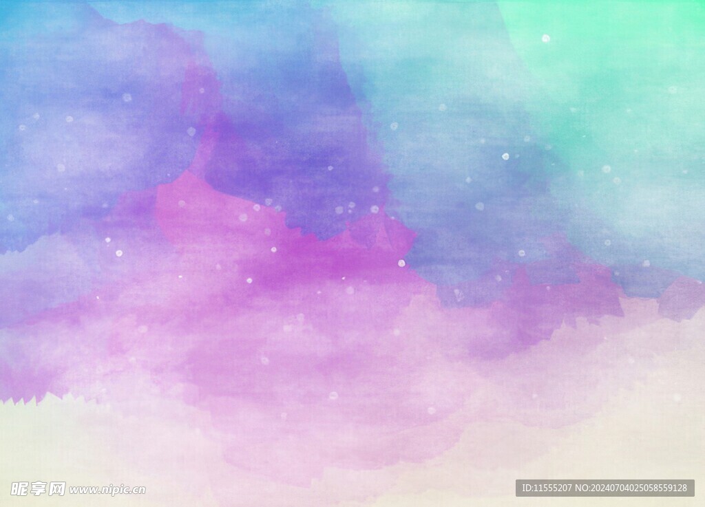 创意水彩抽象艺术画水彩晕染