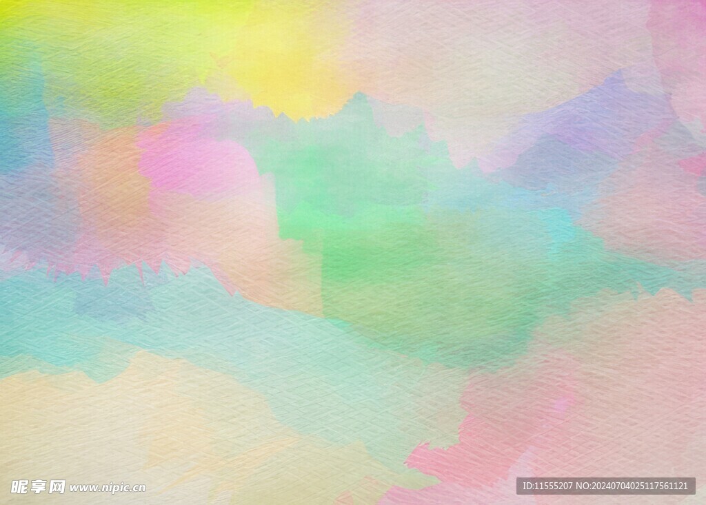 创意水彩抽象艺术画水彩晕染