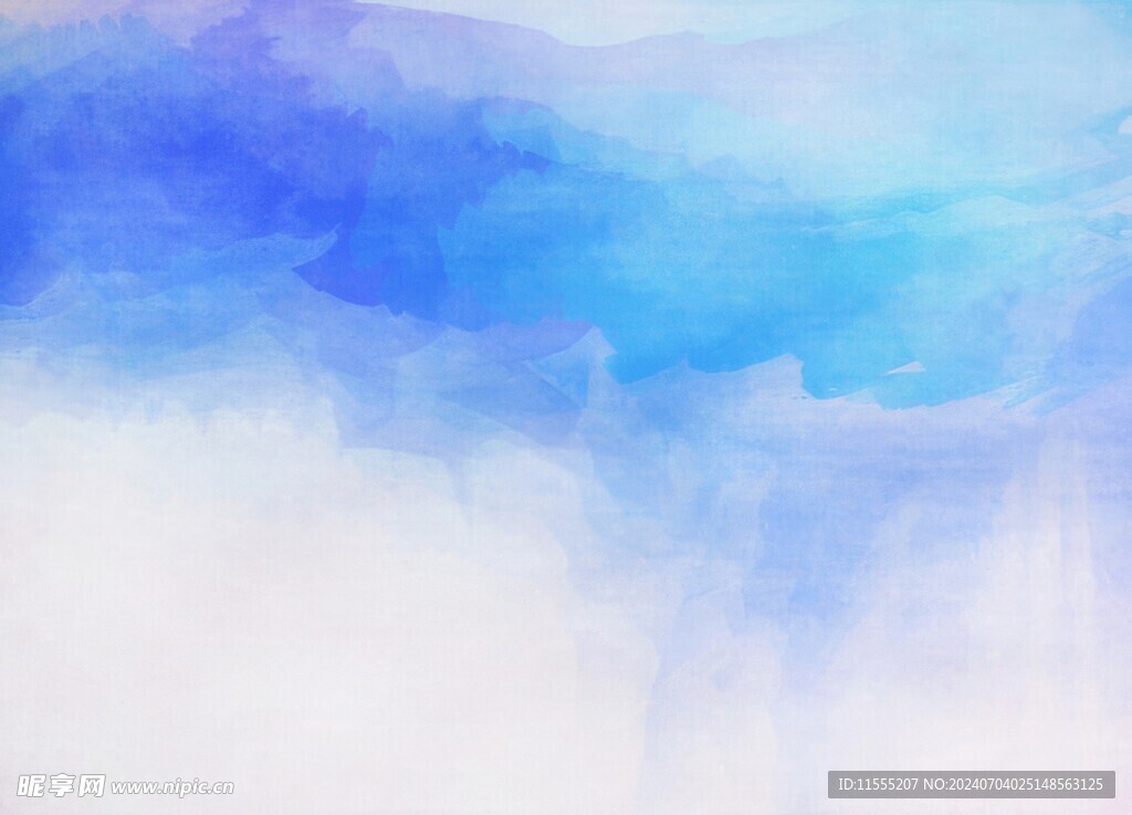 创意水彩抽象艺术画水彩晕染