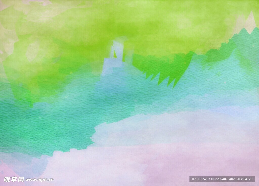 创意水彩抽象艺术画水彩晕染