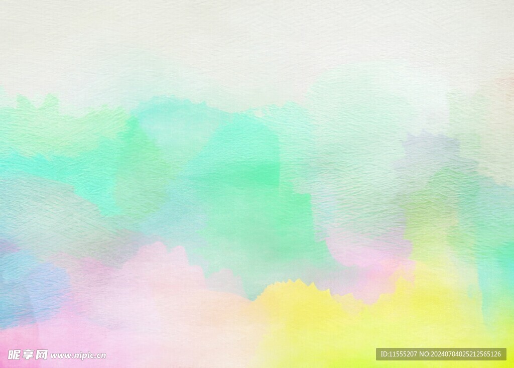 创意水彩抽象艺术画水彩晕染