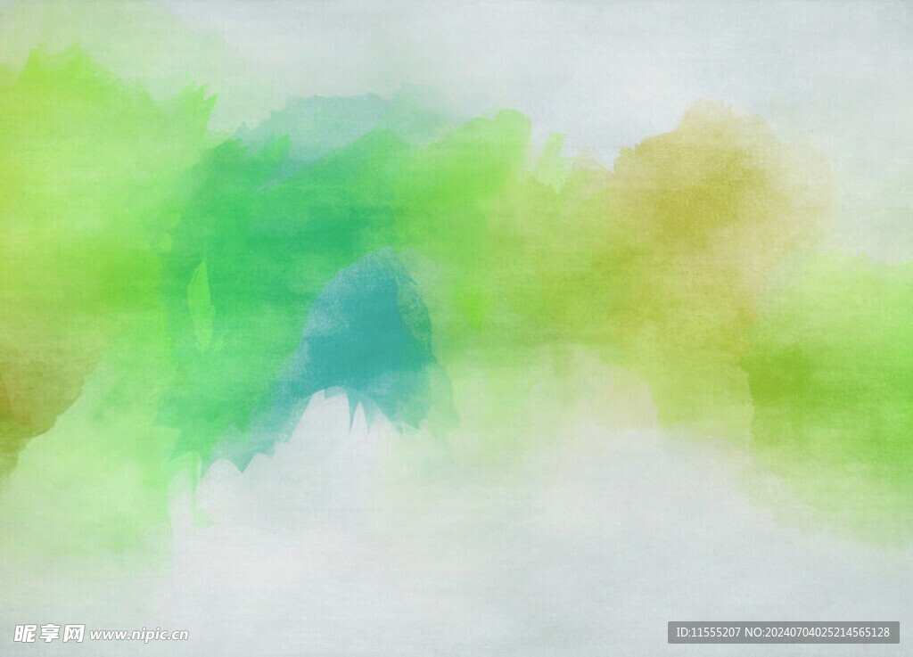 创意水彩抽象艺术画水彩晕染