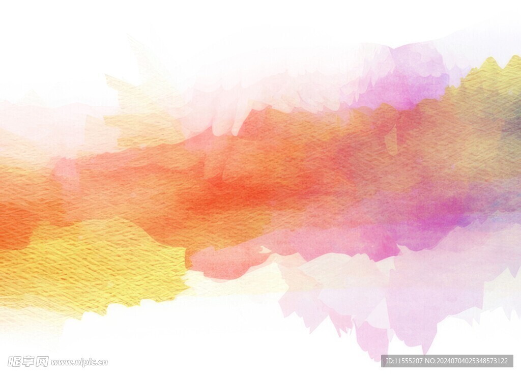 创意水彩抽象艺术画水彩晕染