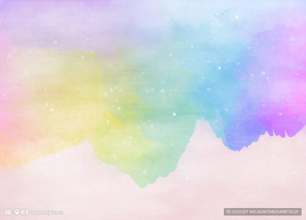 创意水彩抽象艺术画水彩晕染