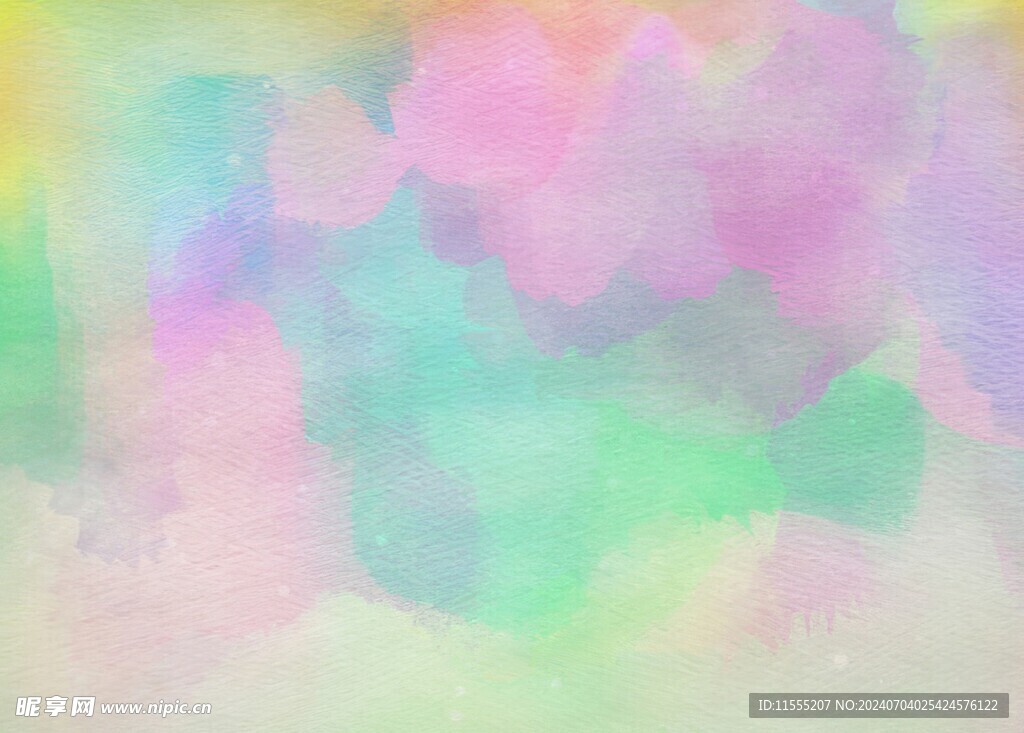 创意水彩抽象艺术画水彩晕染