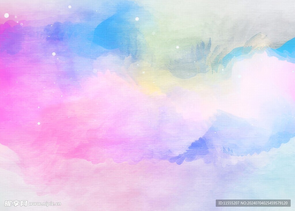 创意水彩抽象艺术画水彩晕染
