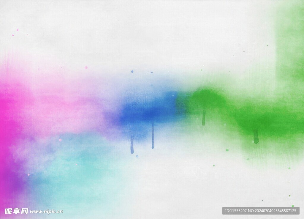 创意水彩抽象艺术画水彩晕染