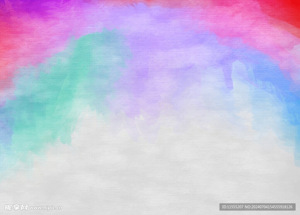 创意水彩抽象艺术画水彩晕染