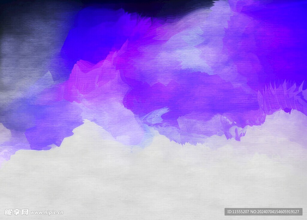 创意水彩抽象艺术画水彩晕染