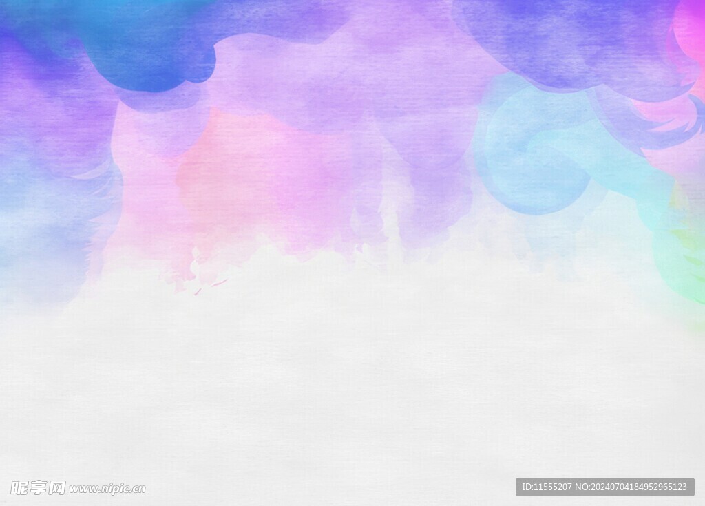 创意水彩抽象艺术画水彩晕染
