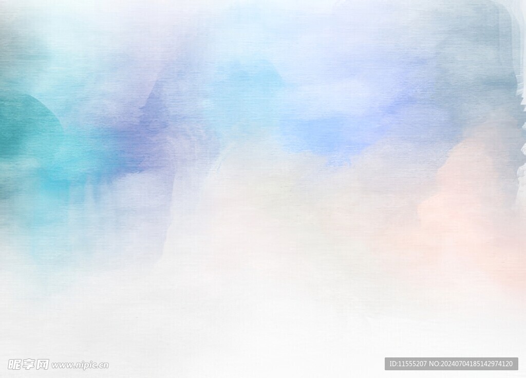 创意水彩抽象艺术画水彩晕染