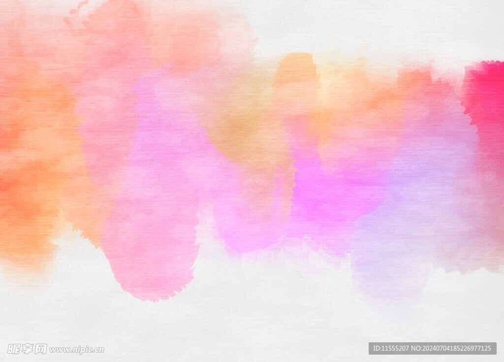 创意水彩抽象艺术画水彩晕染