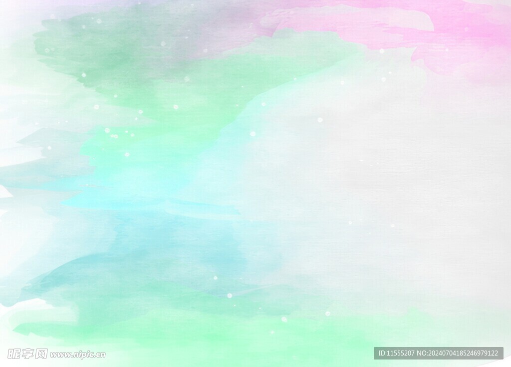 创意水彩抽象艺术画水彩晕染