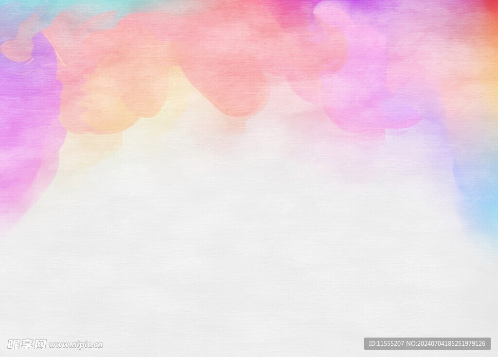 创意水彩抽象艺术画水彩晕染