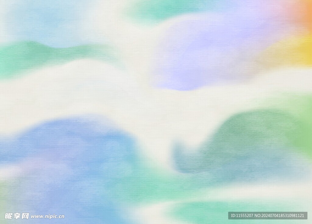 创意水彩抽象艺术画水彩晕染