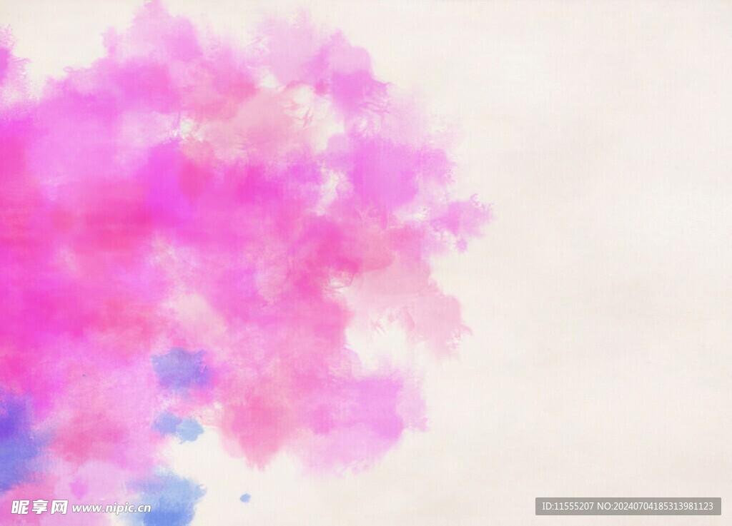 创意水彩抽象艺术画水彩晕染