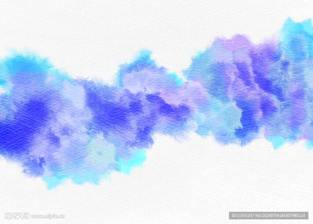 创意水彩抽象艺术画水彩晕染