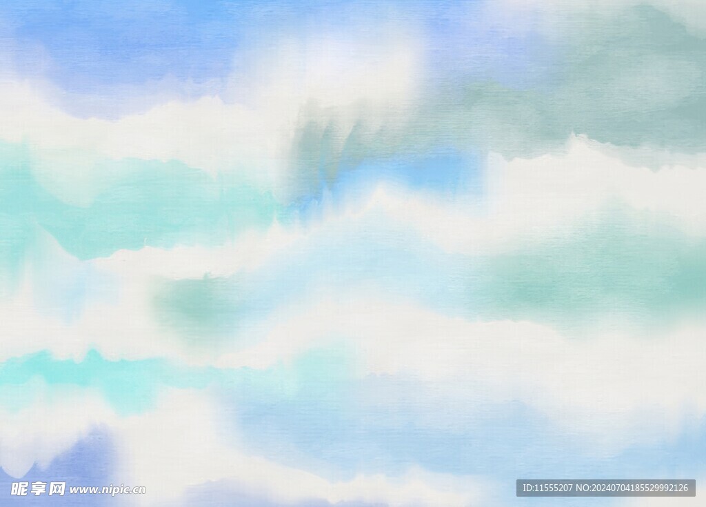 创意水彩抽象艺术画水彩晕染