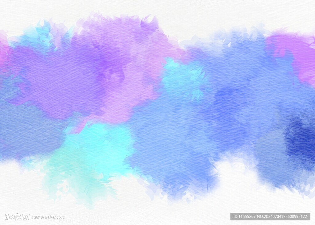 创意水彩抽象艺术画水彩晕染