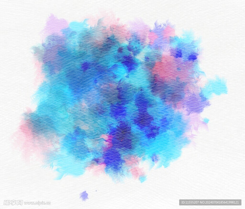 创意水彩抽象艺术画水彩晕染