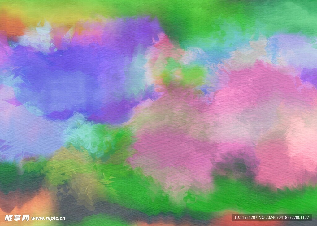 创意水彩抽象艺术画水彩晕染