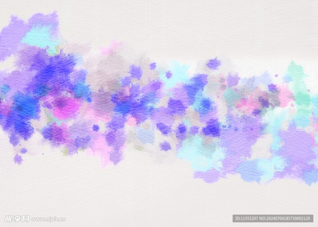 创意水彩抽象艺术画水彩晕染