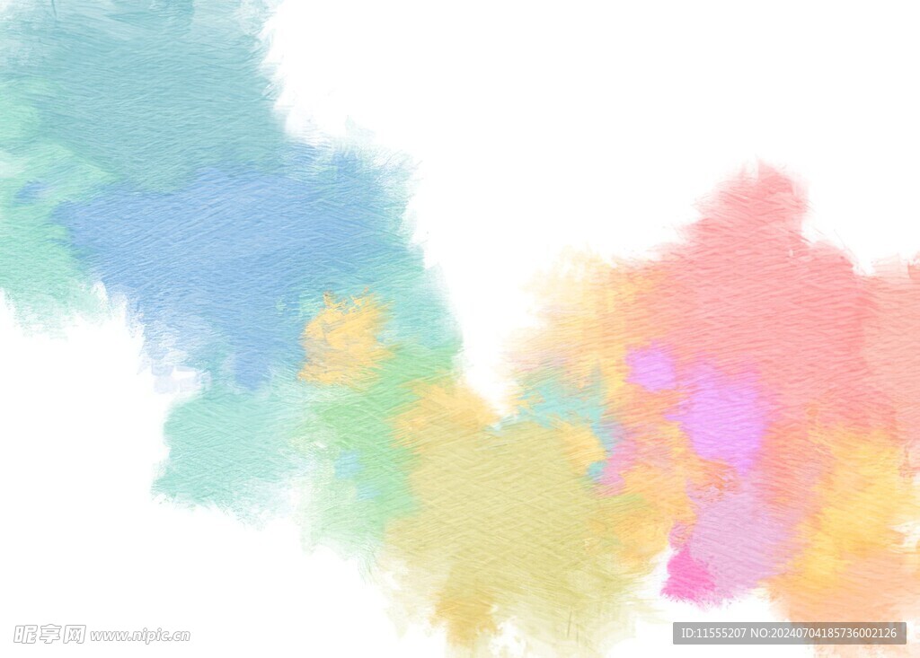 创意水彩抽象艺术画水彩晕染