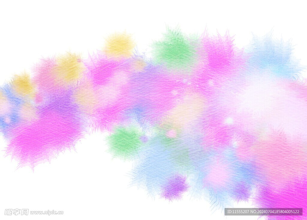 创意水彩抽象艺术画水彩晕染