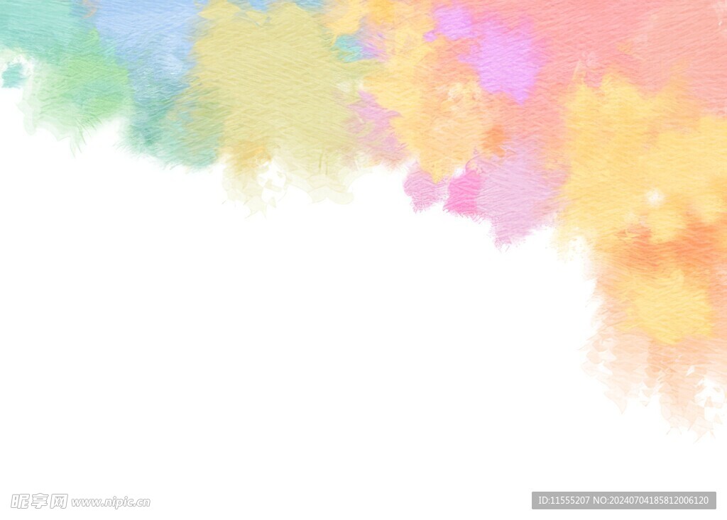 创意水彩抽象艺术画水彩晕染
