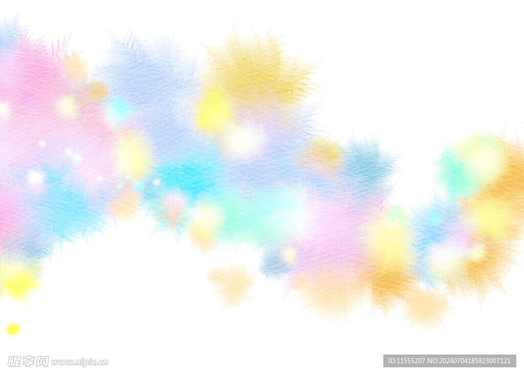 创意水彩抽象艺术画水彩晕染