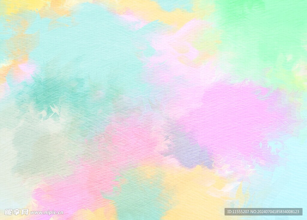 创意水彩抽象艺术画水彩晕染