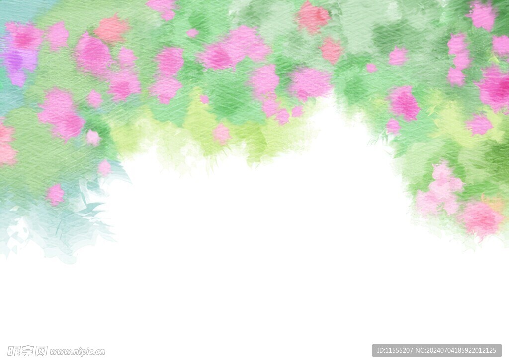 创意水彩抽象艺术画水彩晕染