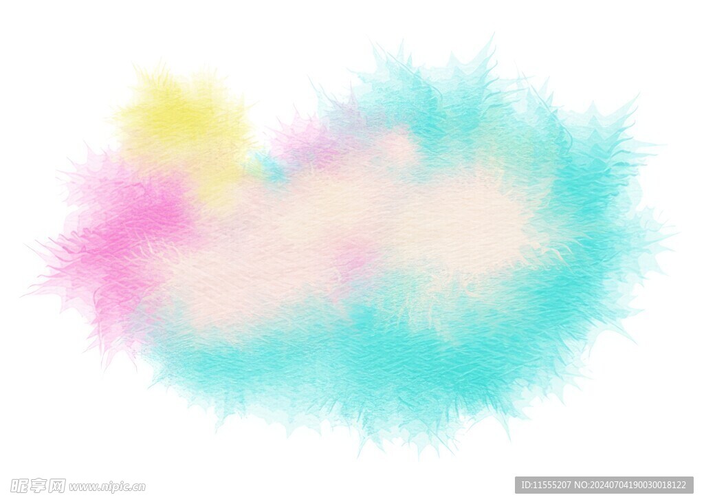 创意水彩抽象艺术画水彩晕染