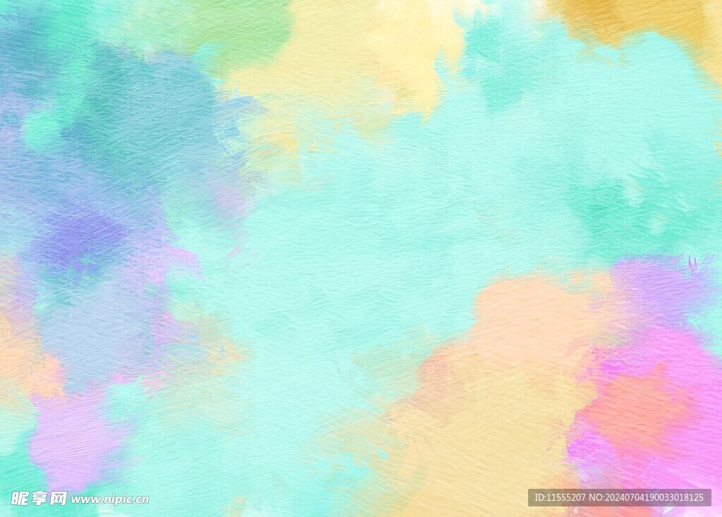 创意水彩抽象艺术画水彩晕染